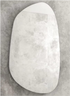Smart Mirror - Backlit (Stone Shaped) (with Blutetooth)