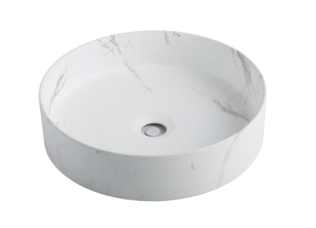 Above Counter Basin - Matte Marble
